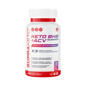 Supra Keto BHB + ACV Gummies